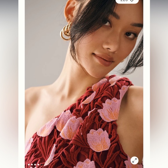 Anthropologie Maeve One-Shoulder Dress - Picture 5 of 6